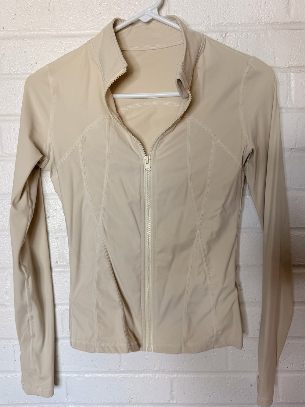 Marshalls Cream Zip-Up Utility Jacket